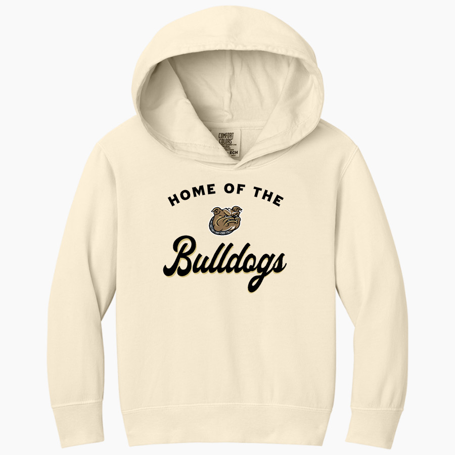 Bryant Bulldogs <span class="pdp-name-mascot">Bryant Bulldogs</span> Comfort Colors Youth Lightweight Hooded Sweatshirt