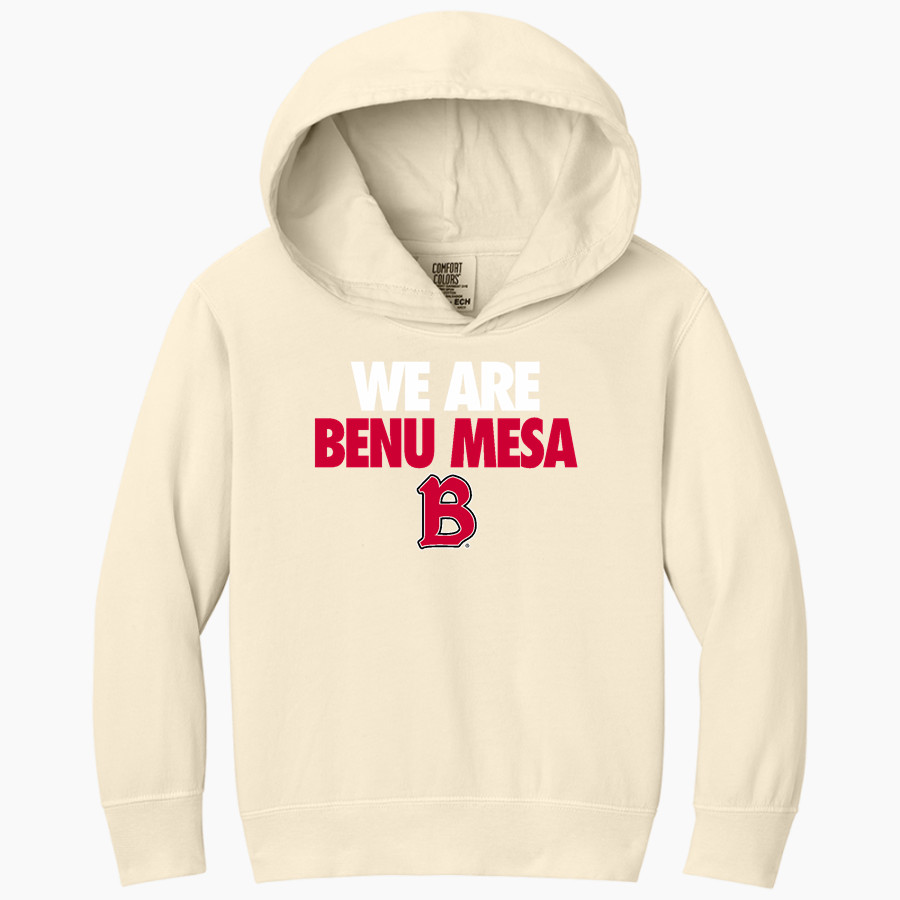 Benedictine University Mesa Redhawks <span class="pdp-name-mascot">Benedictine University Redhawks</span> Comfort Colors Youth Lightweight Hooded Sweatshirt