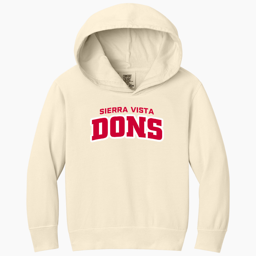 SIERRA VISTA HIGH SCHOOL DONS <span class="pdp-name-mascot">SIERRA VISTA DONS</span> Comfort Colors Youth Lightweight Hooded Sweatshirt