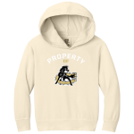 Clinton Dark Horses <span class="pdp-name-mascot">Clinton Dark Horses</span> Comfort Colors Youth Lightweight Hooded Sweatshirt Front Thumbnail