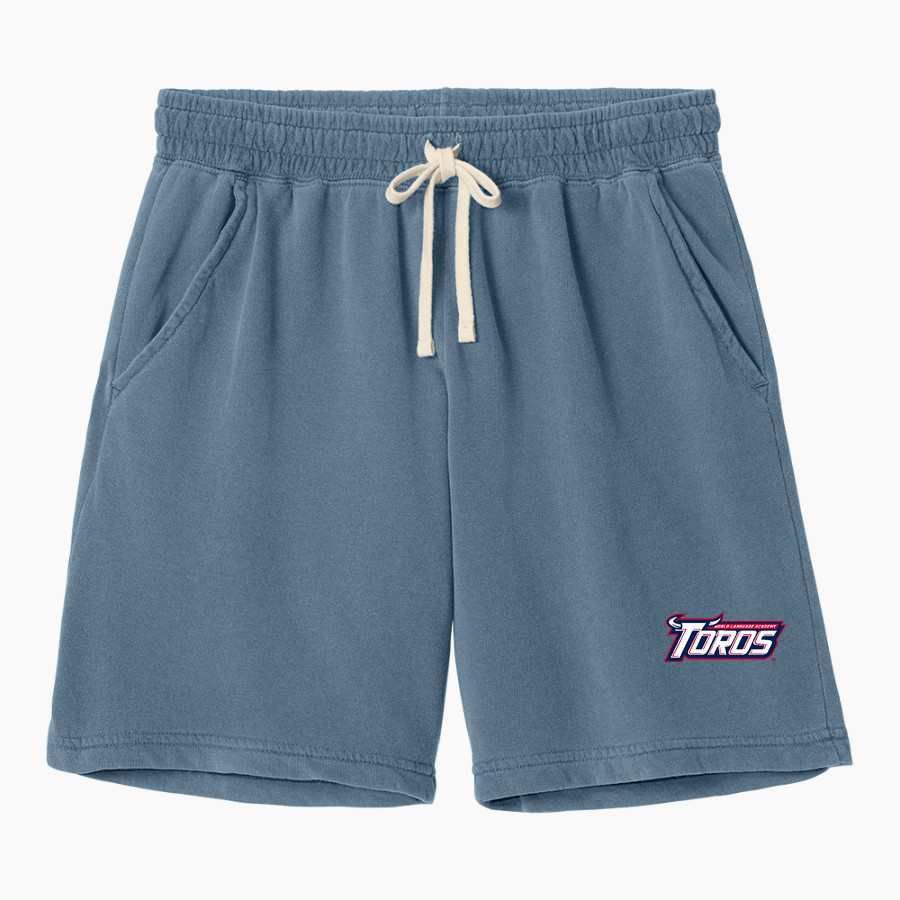 World Language Academy Toros <span class="pdp-name-mascot">World Language Academy Middle School Toros</span> Comfort Colors Adult Lightweight Sweatshort