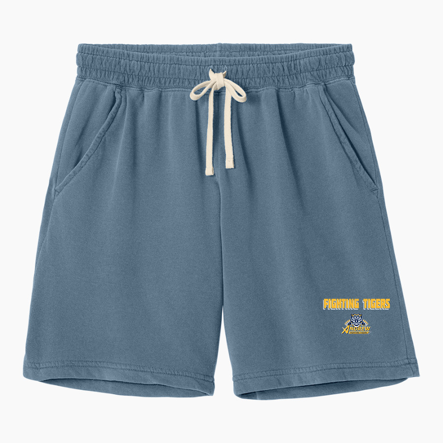 Andrew Tigers <span class="pdp-name-mascot">Andrew College Tigers</span> Comfort Colors Adult Lightweight Sweatshort