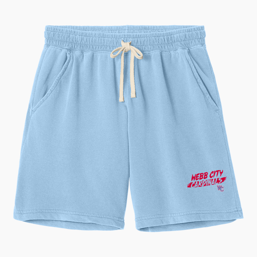 WEBB CITY HIGH SCHOOL CARDINALS Comfort Colors Men's Lightweight Sweatshort
