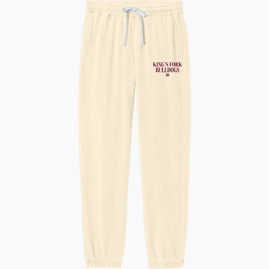 KING'S FORK HIGH SCHOOL BULLDOGS <span class="pdp-name-mascot">KINGS FORK BULLDOGS</span> Comfort Colors Adult Lightweight Sweatpant