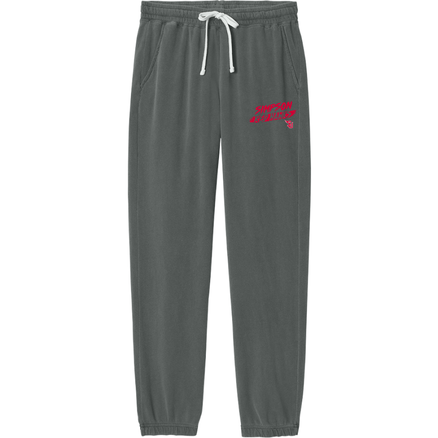 Simpson University Red Hawks <span class="pdp-name-mascot">Simpson Red Hawks</span> Comfort Colors Adult Lightweight Sweatpant
