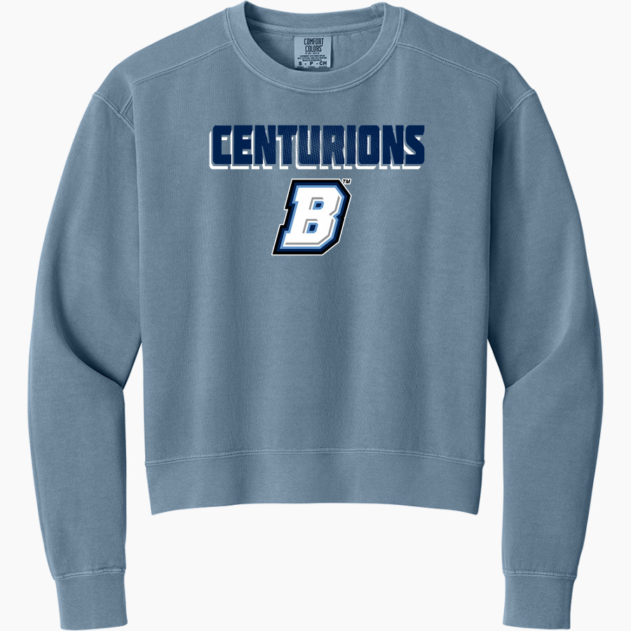 BUCKS COUNTY Centurions <span class="pdp-name-mascot">BUCKS COUNTY COMMUNITY COLLEGE Centurions</span> Comfort Colors Women's Mid-Length Crewneck Sweatshirt