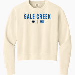 SALE CREEK Panthers Online Store <span class="pdp-name-mascot">SALE CREEK PANTHERS /LADY</span> Comfort Colors Women's Mid-Length Crewneck Sweatshirt Front Thumbnail