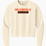 Milledgeville Missiles <span class="pdp-name-mascot">Milledgeville High School Missiles</span> Comfort Colors Women's Mid-Length Crewneck Sweatshirt Front Thumbnail