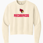 East Carter Redbirds <span class="pdp-name-mascot">East Carter Redbirds</span> Comfort Colors Women's Mid-Length Crewneck Sweatshirt Front Thumbnail