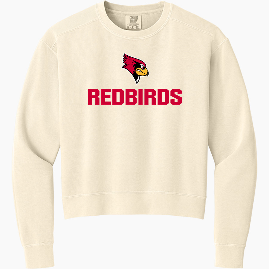 East Carter Redbirds <span class="pdp-name-mascot">East Carter Redbirds</span> Comfort Colors Women's Mid-Length Crewneck Sweatshirt