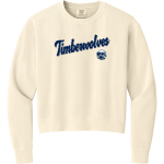 Clovis East Timberwolves <span class="pdp-name-mascot">Clovis East High School Timberwolves</span> Comfort Colors Women's Mid-Length Crewneck Sweatshirt Front Thumbnail