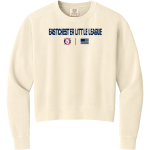 Eastchester Little League Eastchester <span class="pdp-name-mascot">Eastchester Little League</span> Comfort Colors Women's Mid-Length Crewneck Sweatshirt Front Thumbnail