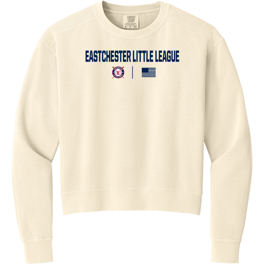 Eastchester Little League Eastchester <span class="pdp-name-mascot">Eastchester Little League</span> Comfort Colors Women's Mid-Length Crewneck Sweatshirt