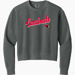 FARMINGTON HIGH SCHOOL CARDINALS <span class="pdp-name-mascot">FARMINGTON CARDINALS</span> Comfort Colors Women's Mid-Length Crewneck Sweatshirt Front Thumbnail