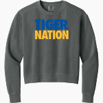 Mount Pleasant Tigers <span class="pdp-name-mascot">Mount Pleasant Tigers</span> Comfort Colors Women's Mid-Length Crewneck Sweatshirt Front Thumbnail