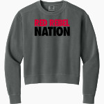 HARRISON CENTRAL <span class="pdp-name-mascot">HARRISON RED REBELS</span> Comfort Colors Women's Mid-Length Crewneck Sweatshirt Front Thumbnail