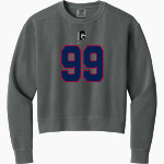Grissom Rockets <span class="pdp-name-mascot">Grissom Fine and Performing Arts Elementary School Rockets</span> Comfort Colors Women's Mid-Length Crewneck Sweatshirt Front Thumbnail