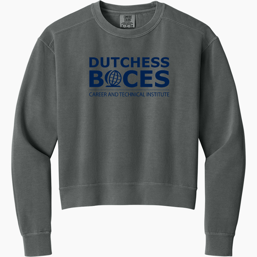 Dutchess BOCES <span class="pdp-name-mascot">Dutchess County BOCES</span> Comfort Colors Women's Mid-Length Crewneck Sweatshirt