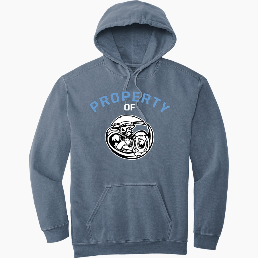 Northshore Titans Online Store <span class="pdp-name-mascot">Northshore Titans</span> Comfort Colors Adult Ring Spun Hooded Sweatshirt