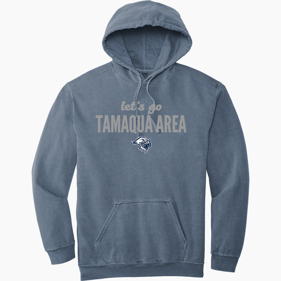 TAMAQUA AREA HIGH SCHOOL BLUE RAIDERS <span class="pdp-name-mascot">TAMAQUA AREA BLUE RAIDERS</span> Comfort Colors Adult Ring Spun Hooded Sweatshirt