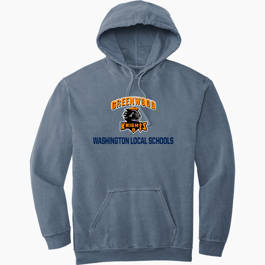 Washington Local Schools Online Store Comfort Colors Men's Ring Spun Hooded Sweatshirt