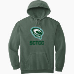 SCTCC Cyclones Online Apparel Store <span class="pdp-name-mascot">St Cloud Cyclones</span> Comfort Colors Adult Ring Spun Hooded Sweatshirt Front Thumbnail