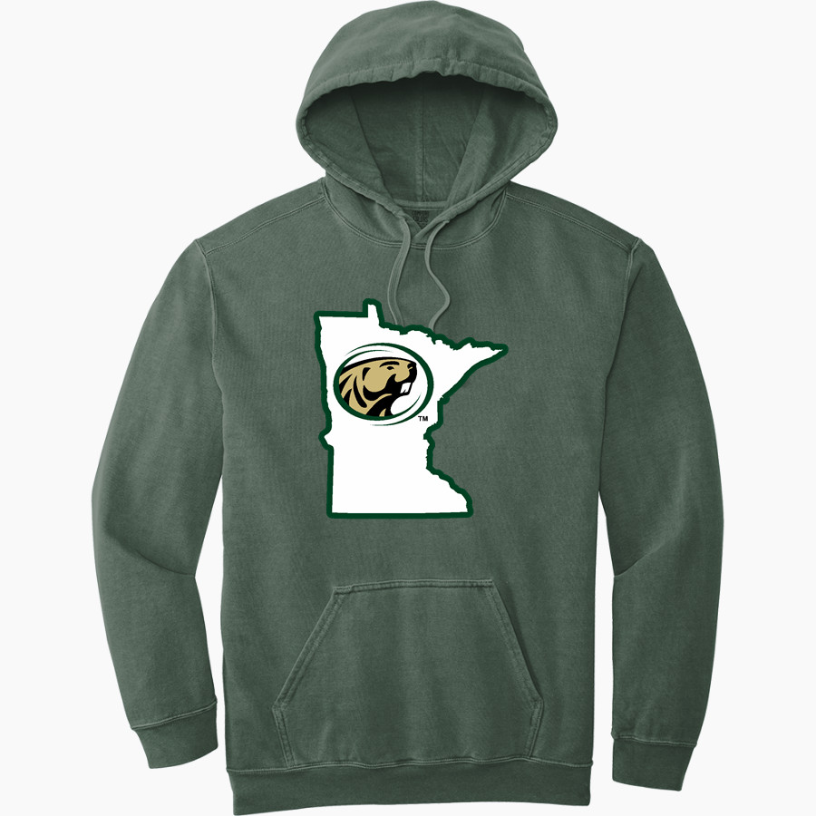 Bemidji State Athletics Comfort Colors Men's Ring Spun Hooded Sweatshirt