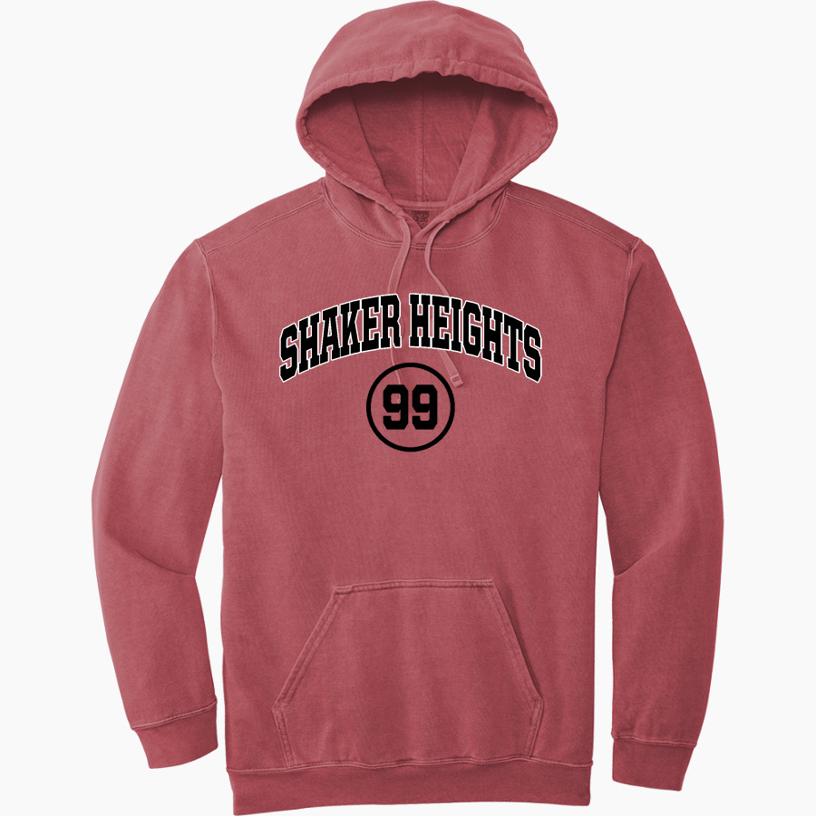 Shaker Heights Schools <span class="pdp-name-mascot">Shaker Heights</span> Comfort Colors Adult Ring Spun Hooded Sweatshirt