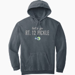 Rt. 12 Pickle Rt. 12 Pickle <span class="pdp-name-mascot">Rt. 12 Pickle</span> Comfort Colors Adult Ring Spun Hooded Sweatshirt Front Thumbnail