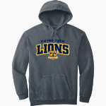 Payne Tech Lions Comfort Colors Men's Ring Spun Hooded Sweatshirt Front Thumbnail