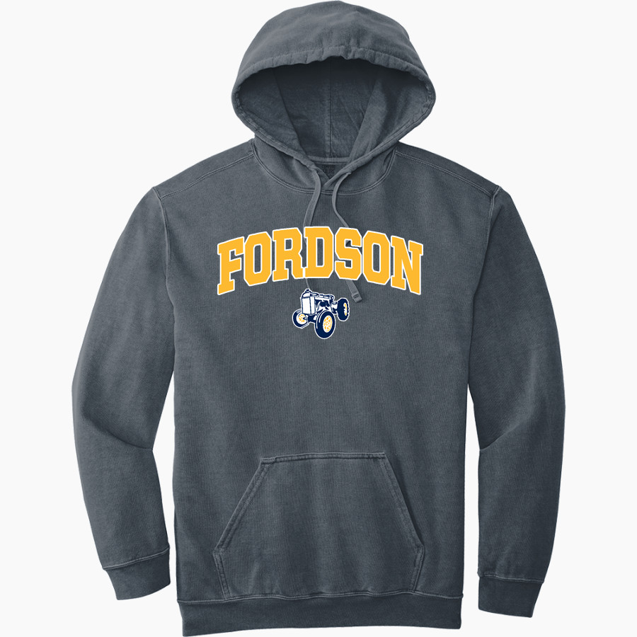 FORDSON HIGH SCHOOL TRACTORS ONLINE STORE <span class="pdp-name-mascot">FORDSON TRACTORS</span> Comfort Colors Adult Ring Spun Hooded Sweatshirt
