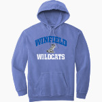 Winfield Elementary Wildcats <span class="pdp-name-mascot">Winfield Elementary Wildcats</span> Comfort Colors Adult Ring Spun Hooded Sweatshirt Front Thumbnail
