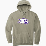 Asbury University Eagles Online Store Comfort Colors Men's Ring Spun Hooded Sweatshirt Front Thumbnail