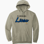 Ny Lions Baseball Lions <span class="pdp-name-mascot">Ny Lions Baseball Lions</span> Comfort Colors Adult Ring Spun Hooded Sweatshirt Front Thumbnail