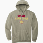 Maple Grove Crimson <span class="pdp-name-mascot">Maple Grove Crimson</span> Comfort Colors Adult Ring Spun Hooded Sweatshirt Front Thumbnail