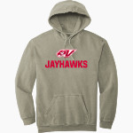 VANDERCOOK LAKE HIGH SCHOOL JAYHAWKS <span class="pdp-name-mascot">VANDERCOOK LAKE JAYHAWKS</span> Comfort Colors Adult Ring Spun Hooded Sweatshirt Front Thumbnail