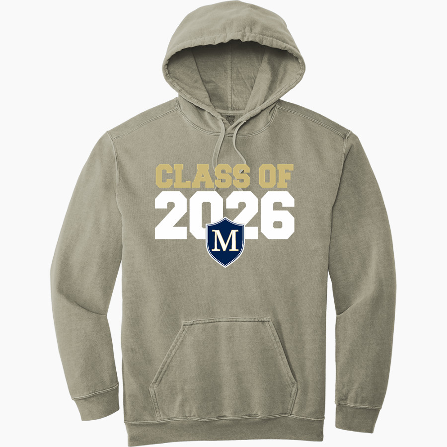 Maryville Christian <span class="pdp-name-mascot">Maryville Christian</span> Comfort Colors Adult Ring Spun Hooded Sweatshirt