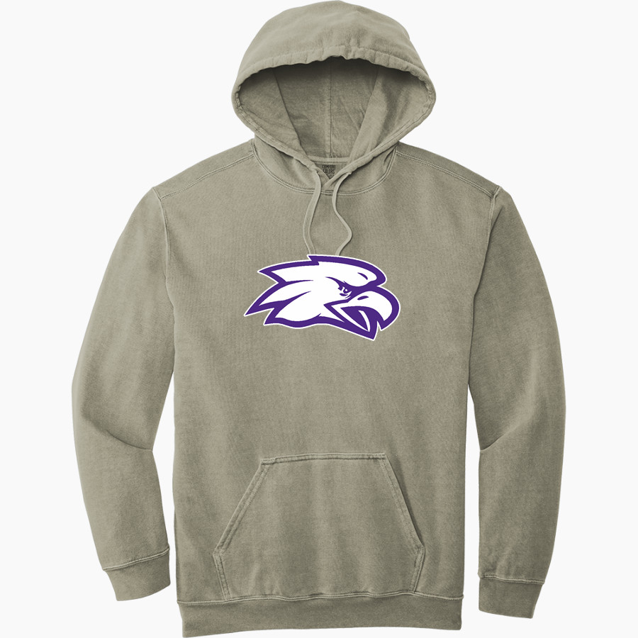 Asbury University Eagles Online Store Comfort Colors Men's Ring Spun Hooded Sweatshirt