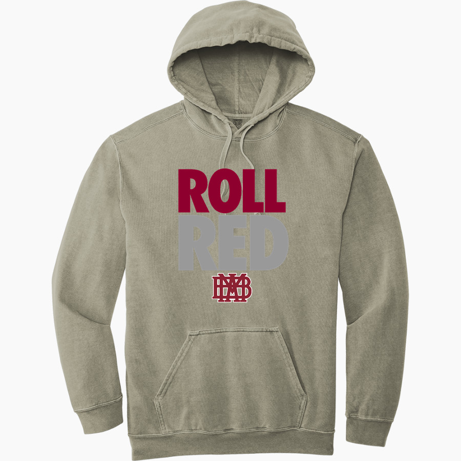 Montgomery Bell Academy Online Apparel Store <span class="pdp-name-mascot">Montgomery Bell Academy Big Red</span> Comfort Colors Adult Ring Spun Hooded Sweatshirt