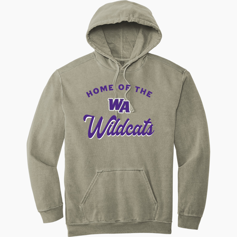 West Ashley Wildcats <span class="pdp-name-mascot">West Ashley Wildcats</span> Comfort Colors Adult Ring Spun Hooded Sweatshirt