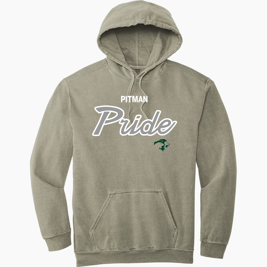 PITMAN HIGH SCHOOL PRIDE <span class="pdp-name-mascot">JOHN H PITMAN PRIDE</span> Comfort Colors Men's Ring Spun Hooded Sweatshirt