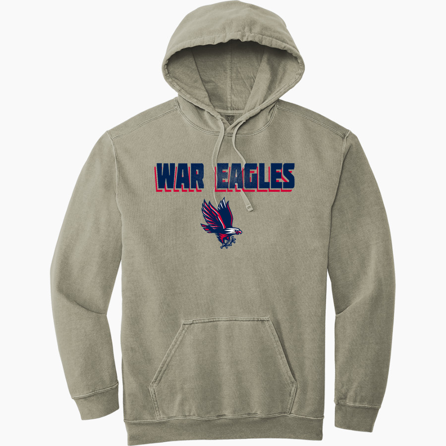 Putnam County War Eagles <span class="pdp-name-mascot">Putnam County War Eagles</span> Comfort Colors Adult Ring Spun Hooded Sweatshirt