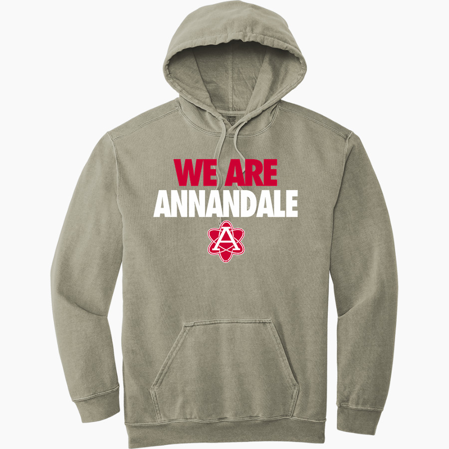 ANNANDALE HIGH SCHOOL ATOMS Comfort Colors Men's Ring Spun Hooded Sweatshirt