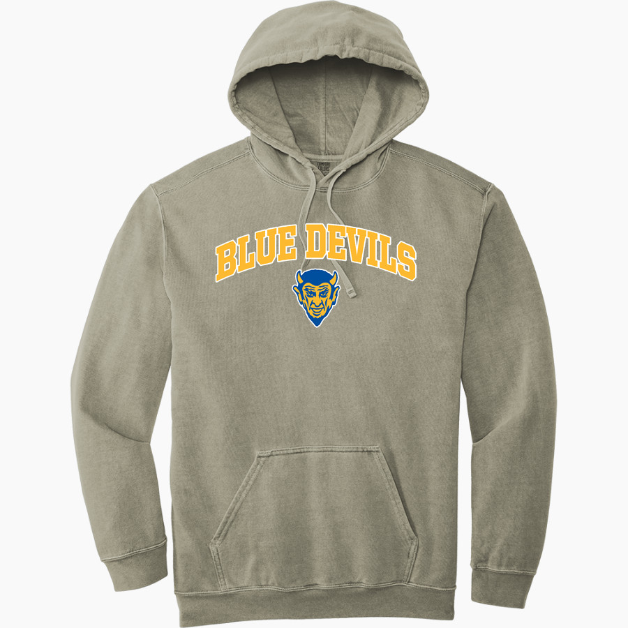 BELLWOOD-ANTIS HIGH SCHOOL BLUE DEVILS <span class="pdp-name-mascot">BELLWOOD - ANTIS BLUE DEVILS</span> Comfort Colors Adult Ring Spun Hooded Sweatshirt