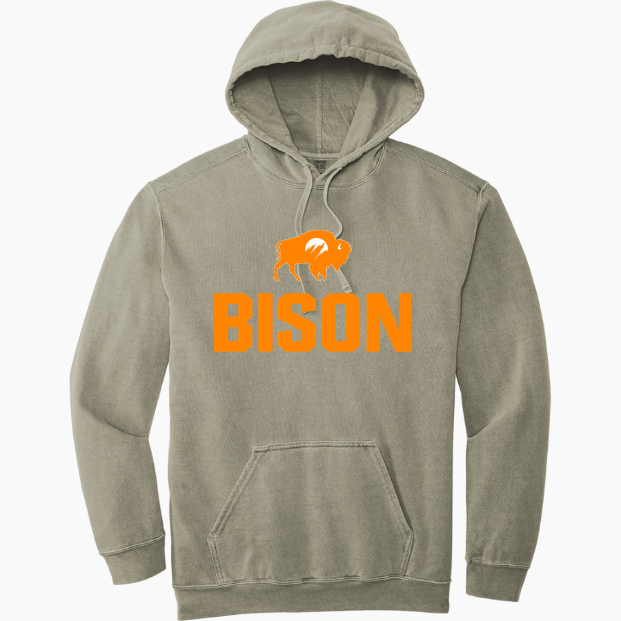 Flatirons Bison <span class="pdp-name-mascot">Flatirons Bison</span> Comfort Colors Adult Ring Spun Hooded Sweatshirt