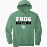 THE HOP SHOP FROGS Comfort Colors Men's Ring Spun Hooded Sweatshirt Front Thumbnail