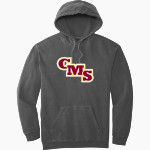 CLAREMONT MUDD SCRIPPS Athenas <span class="pdp-name-mascot">CLAREMONT MUDD SCRIPPS</span> Comfort Colors Adult Ring Spun Hooded Sweatshirt Front Thumbnail