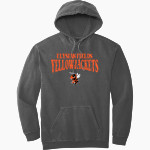 ELYSIAN FIELDS HIGH SCHOOL YELLOWJACKETS <span class="pdp-name-mascot">ELYSIAN FIELDS YELLOWJACKETS</span> Comfort Colors Adult Ring Spun Hooded Sweatshirt Front Thumbnail