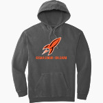 CEDAR GROVE-BELGIUM HIGH SCHOOL ROCKETS <span class="pdp-name-mascot">CEDAR GROVE - BELGIUM ROCKETS</span> Comfort Colors Adult Ring Spun Hooded Sweatshirt Front Thumbnail