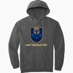 Chattanooga Prep Sentinels Comfort Colors Men's Ring Spun Hooded Sweatshirt Front Thumbnail